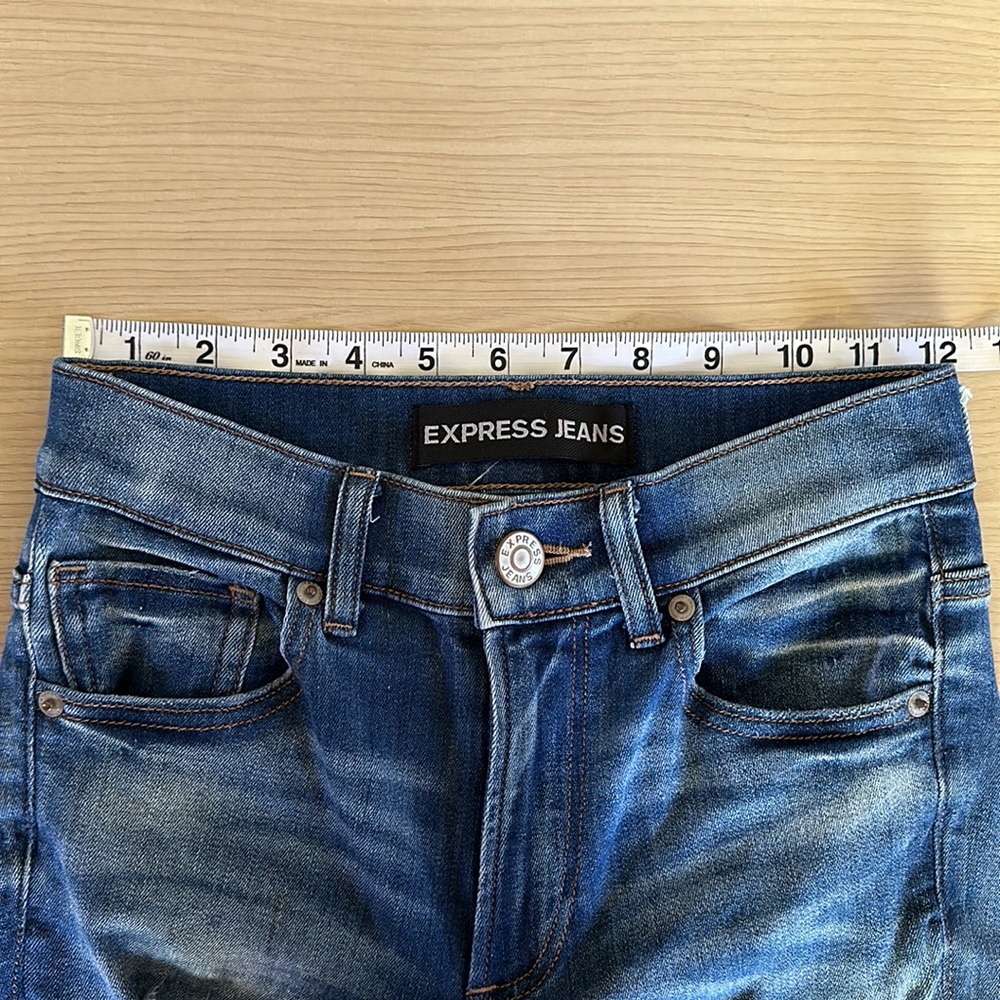 Express Ripped High Rise Jeans 00 - Picture 9 of 12